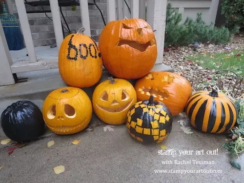 Punch-Art Pumpkins - Stamp Your Art Out!