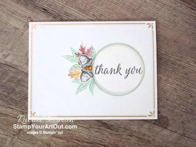 Simple Beautiful Autumn Window Card & News - Stamp Your Art Out!