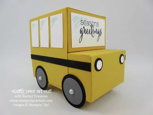 Adorable Truck Boxes for Holiday Gift Giving - Stamp Your Art Out!